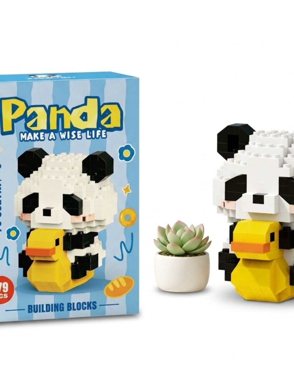 Muji Panda & Duck Lego Set